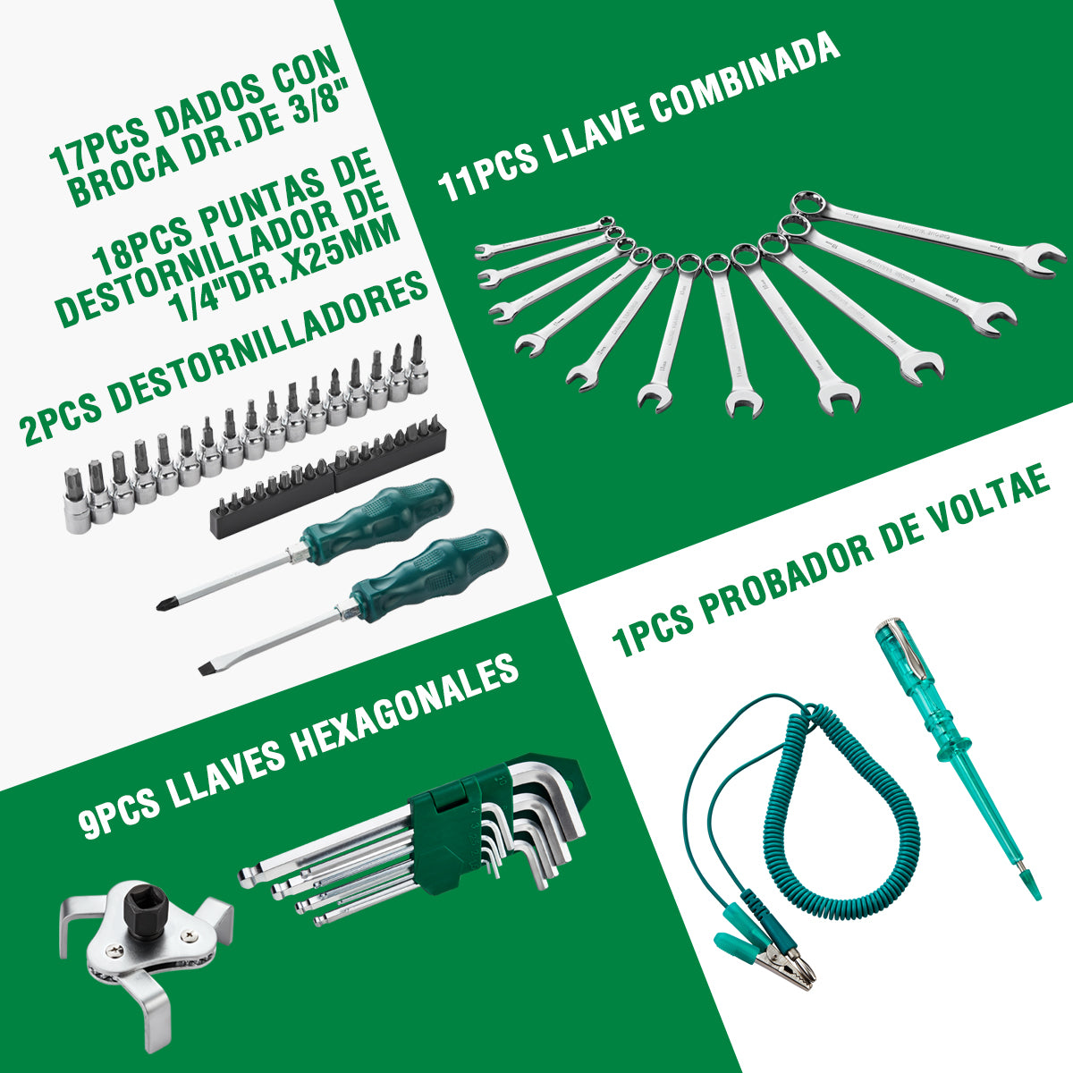 Juego De Herramientas Reparación De Automóviles Stanew 121pz