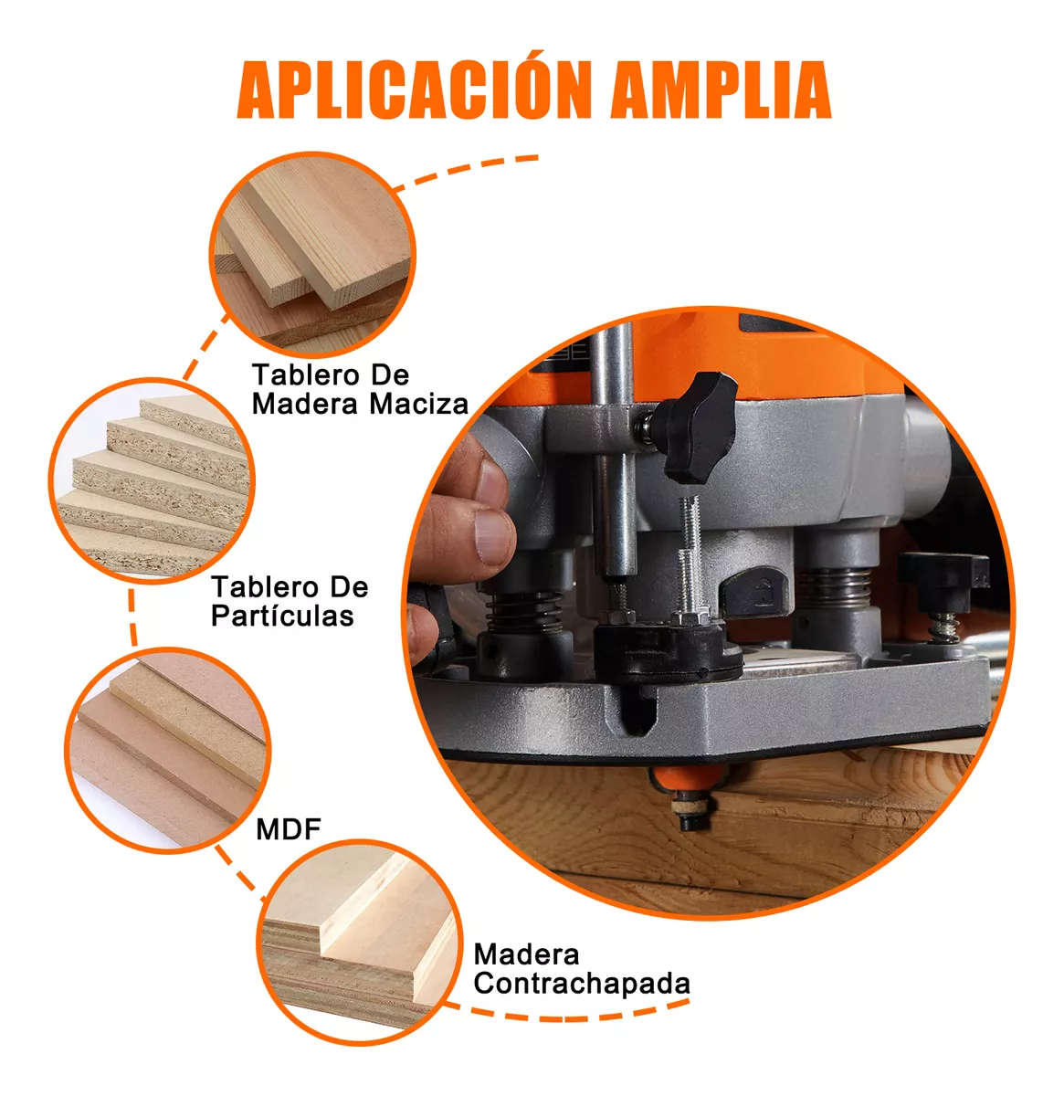 Juego de cabezales de fresado de carburo DEWINNER de 15 piezas