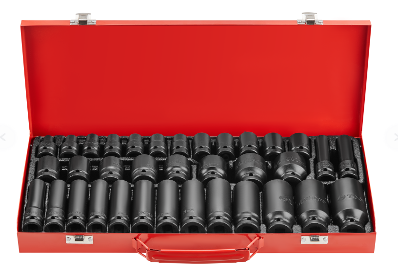 35 Piezas Juego De Datos Alto Impacto De Aire De 1/2 DEWINNER