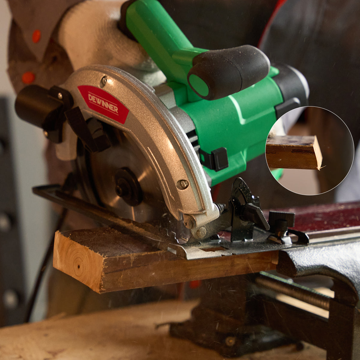 Sierra circular eléctrica DEWINNER