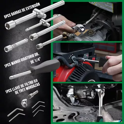 Juego De Dados 172 Piezas Stanew Llaves Autocle Con Estuche