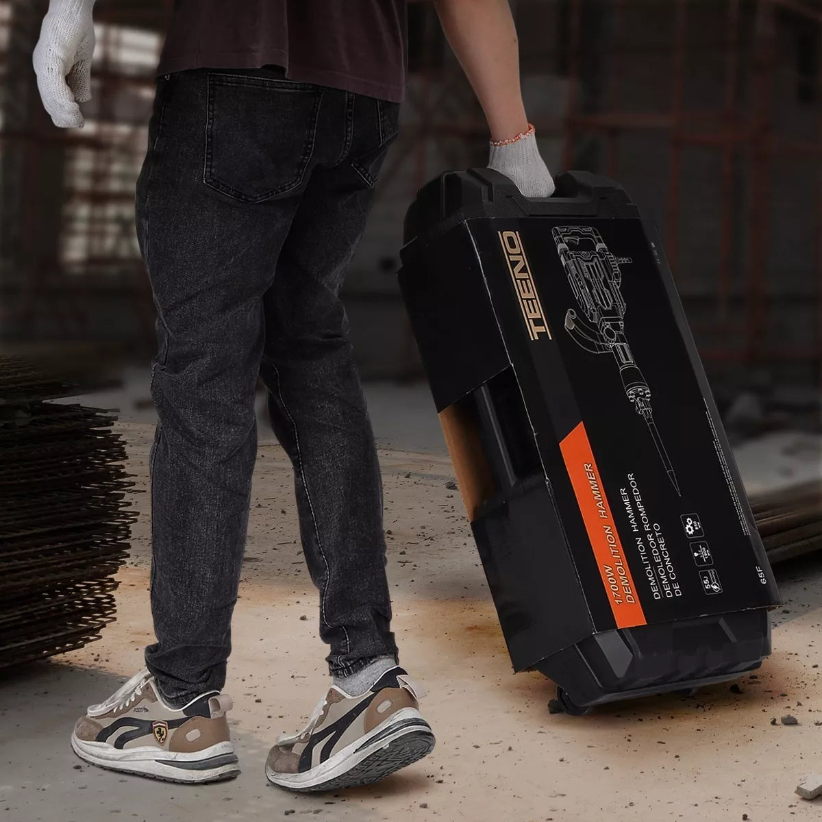 Demoledor Rompedor De Concreto 1700w Teeno