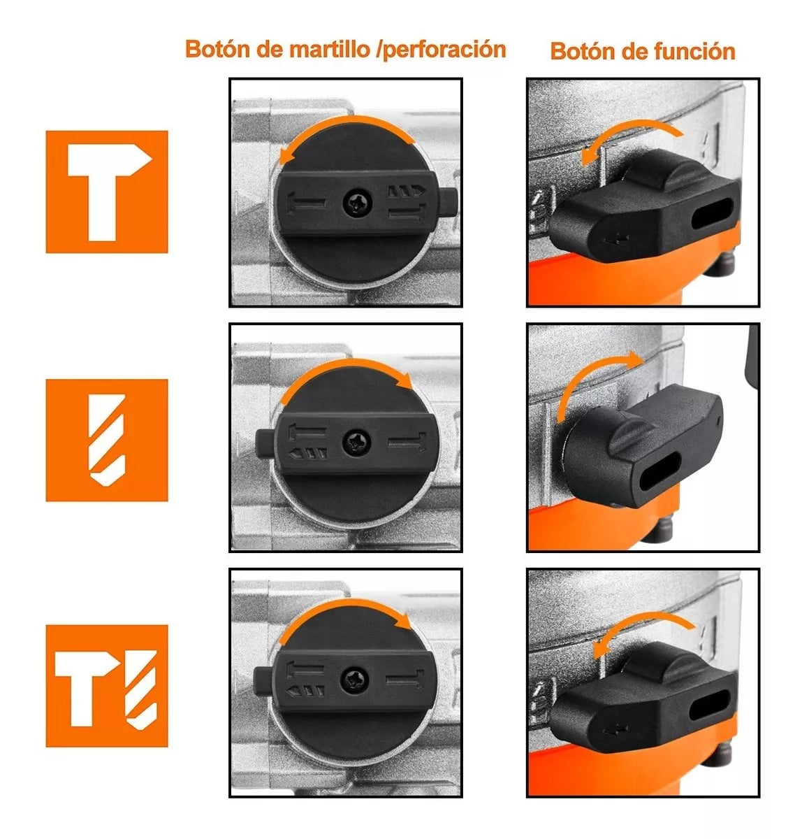 Rotomartillo Cincelador Teeno Sds 26g 900w