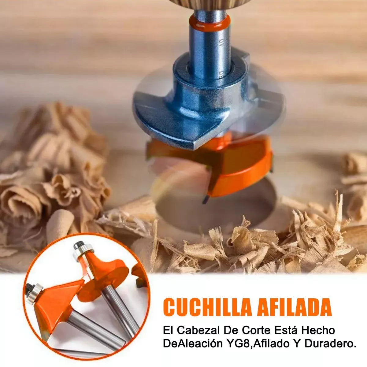 Juego Brocas Router Taladro Teeno 1/4 15 Pz Herramienta