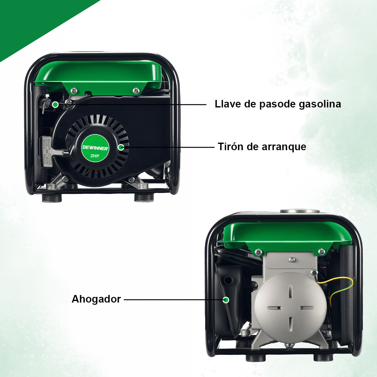 GENERADOR PORTÁTIL MONOFÁSICO  1000W DEWINNER