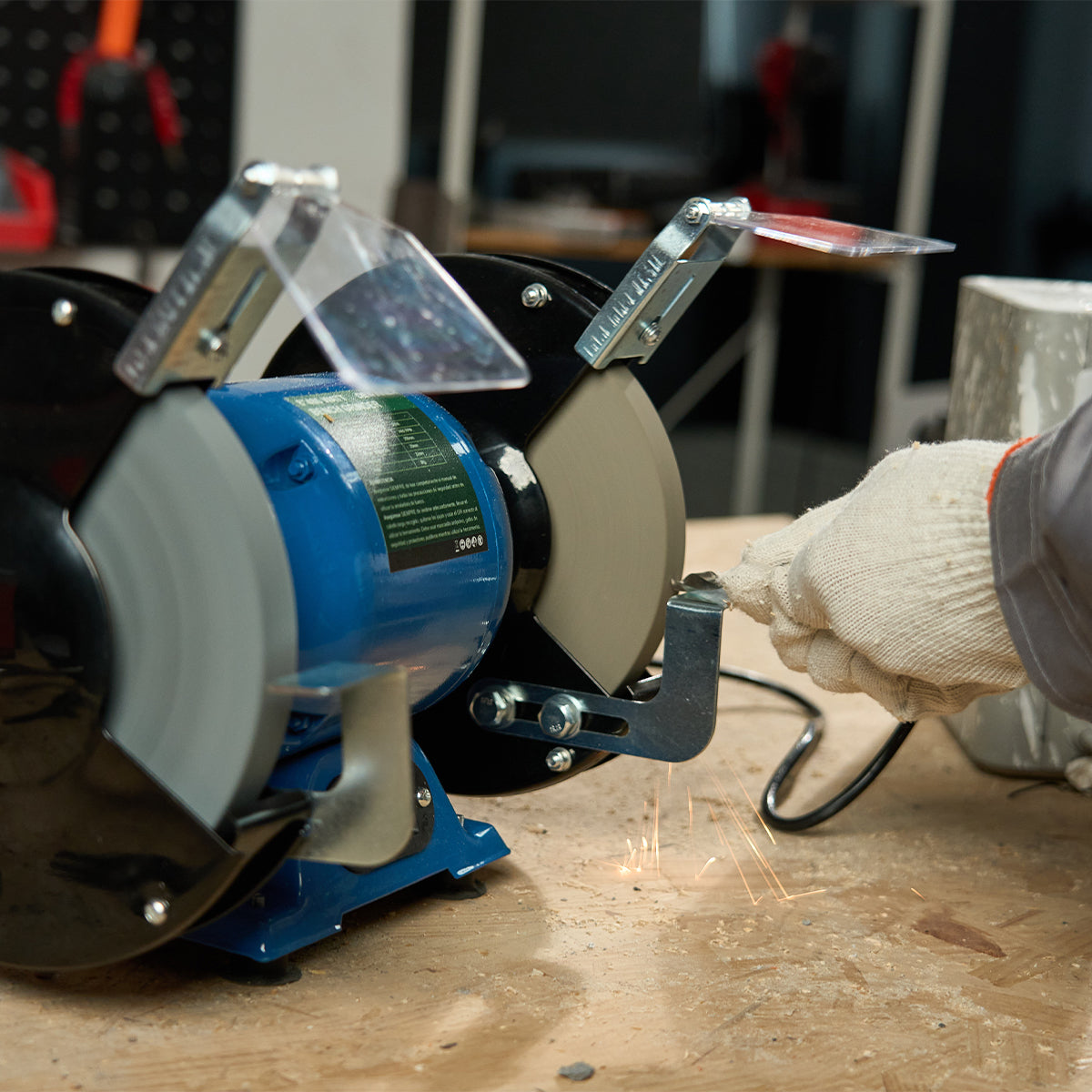 Amoladora de banco de 8" 480W DEWINNER