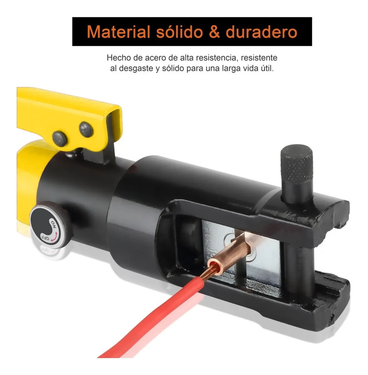 Juego de herramientas de crimpado hidráulicas DEWINNER de 16 t (30 piezas)