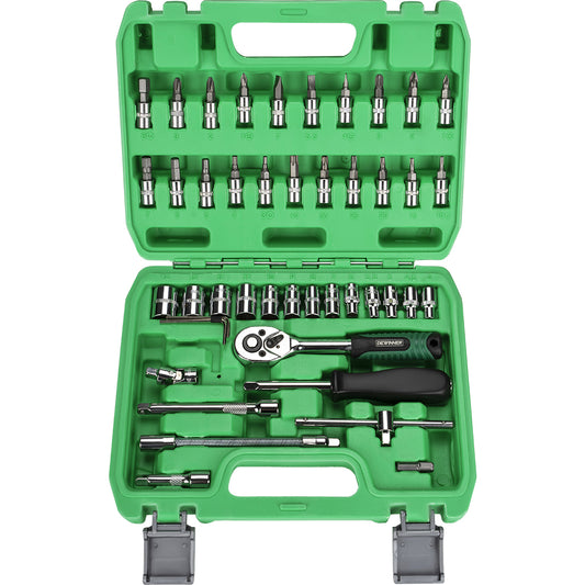 DEWINNER De Herramientas Mecanica Dados Acerokit46 Pzas