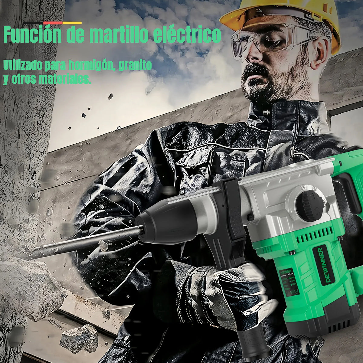 Rotomartillo Perforator Cincelator Sds DEWINNER  1600w