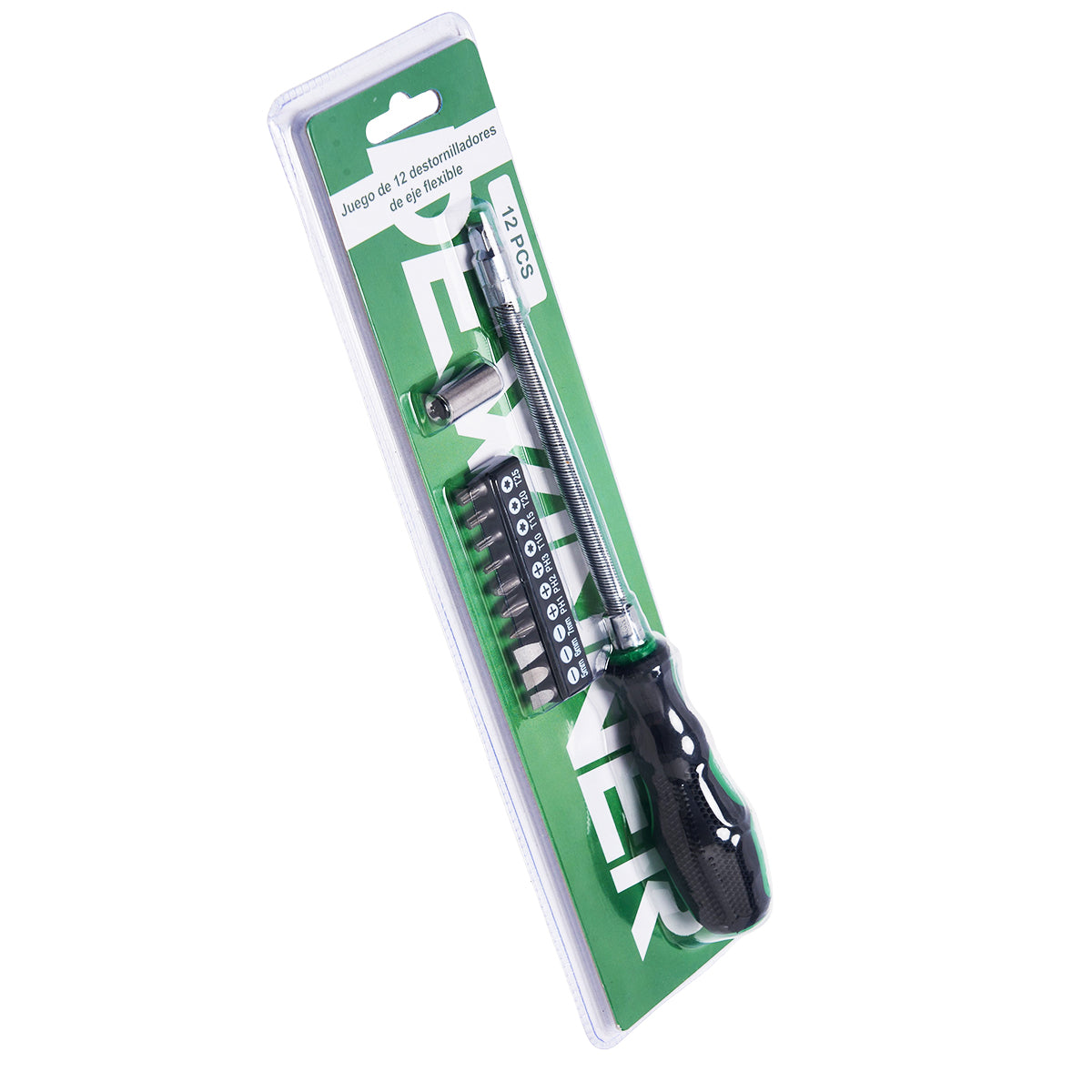 Juego de 12 destornilladores de eje flexible DEWINNER