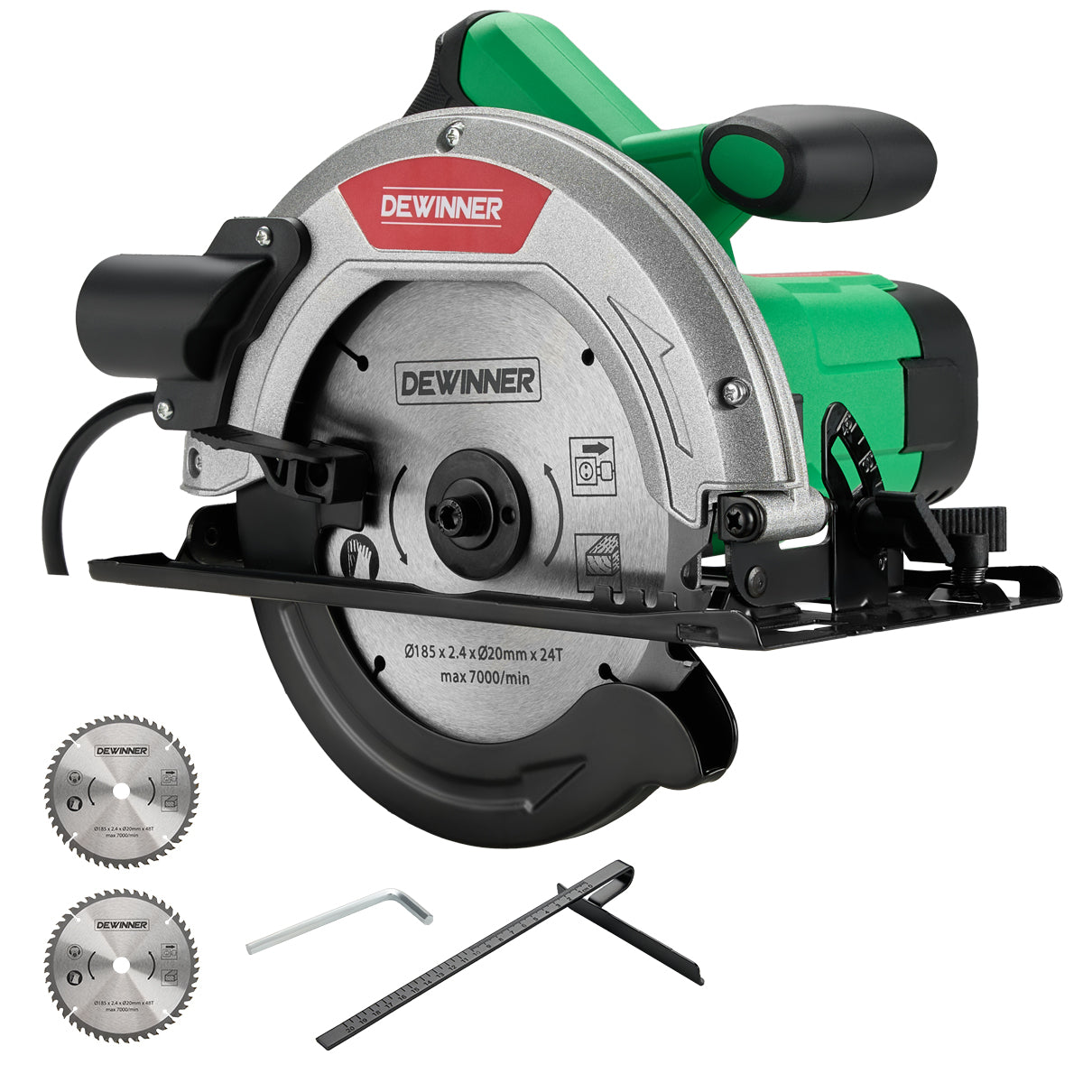 Sierra circular eléctrica DEWINNER