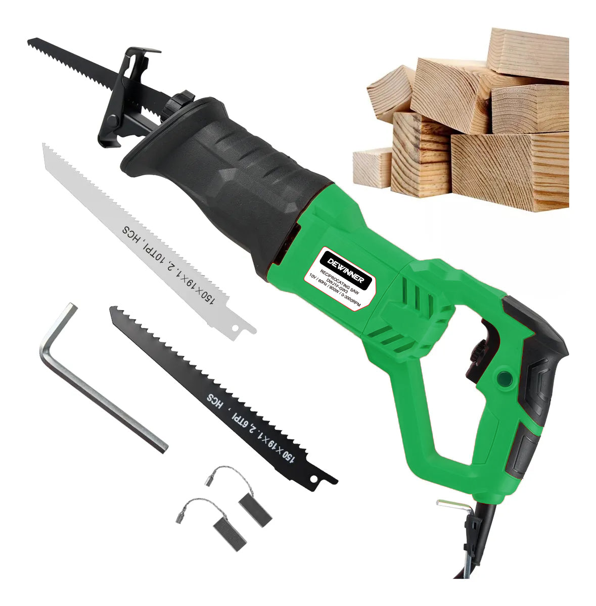 Sierra Sable 900w Velocidad Variable Industrial DEWINNER