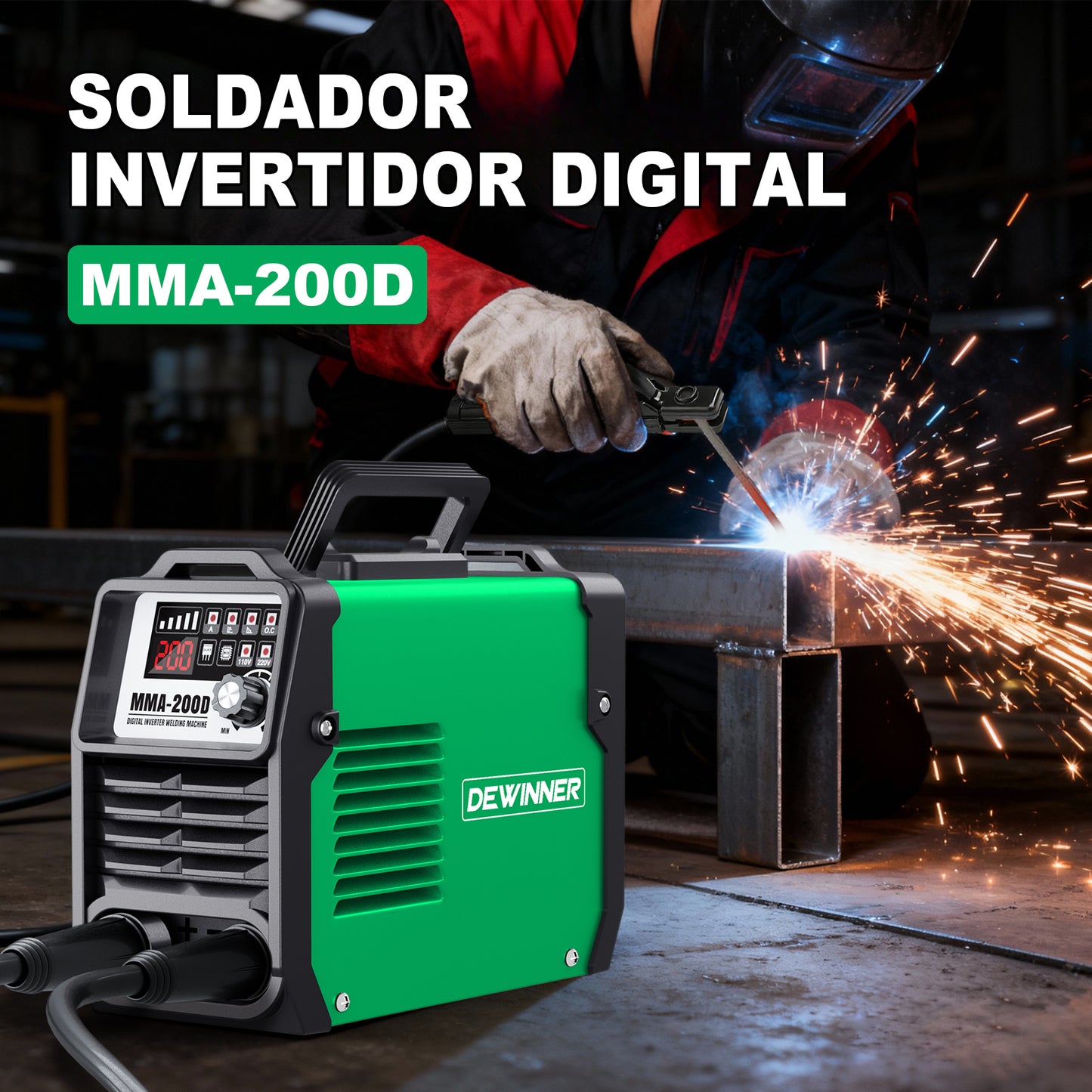 DEWINNER Soldador manual portátil de doble voltaje