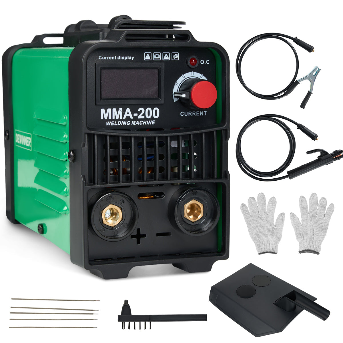 Soldadora Electrica Dewinner 110v Verde oscur-60Hz