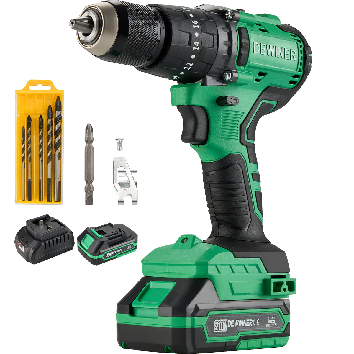 Taladro Rotomartillo 1/2 DEWINNER Sin Escobillas 912