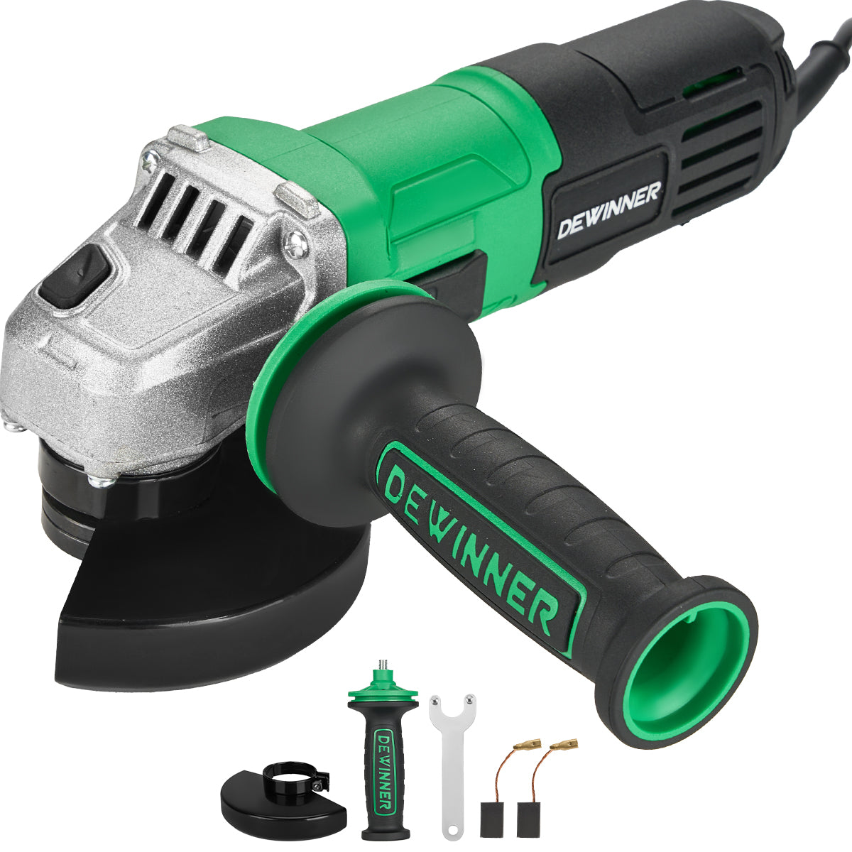 Mini amoladora angular pulidora DEWINNER 750W Verde