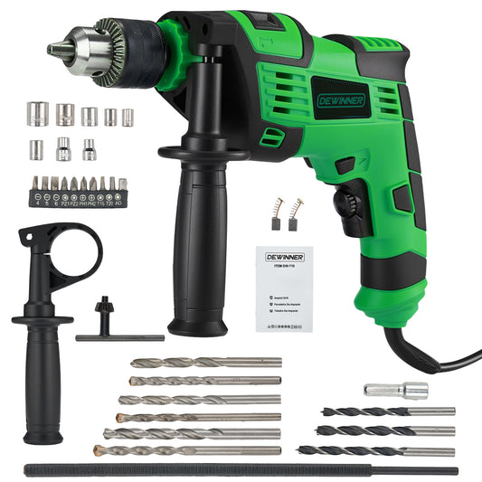 Taladro Rotomartillo 710w 1/2 Pulgadas Con 32 Accesorios Dewinner