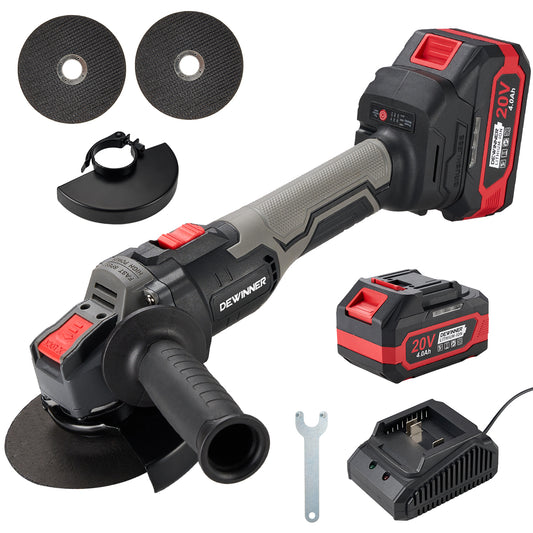 Mini esmeriladora 4-1/2" inalámbrica 20 V JMJ-A5101 Dewinner