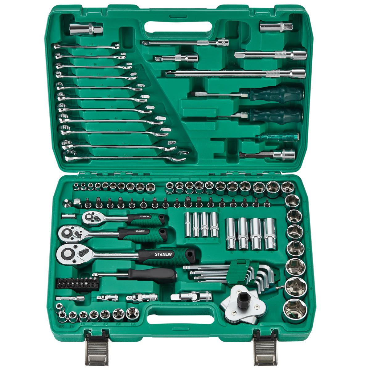 Juego De Herramientas Reparación De Automóviles Stanew 121pz