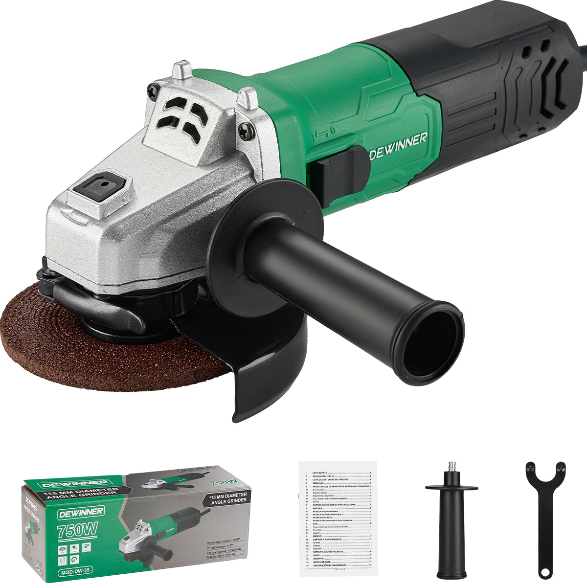 DEWINNER   DW-35 Amoladora angular