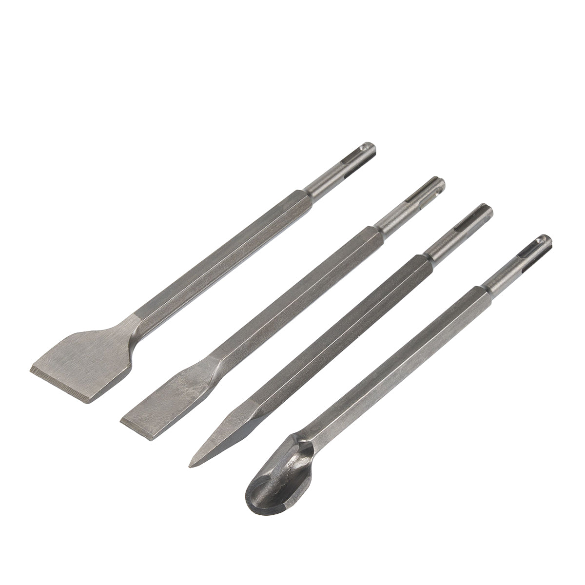 Juego De Brocas Y Cinceles 17 Piezas (Material:carburo De Tungsteno Yg8) Para Rotomartillo Sds Plus Dewinner