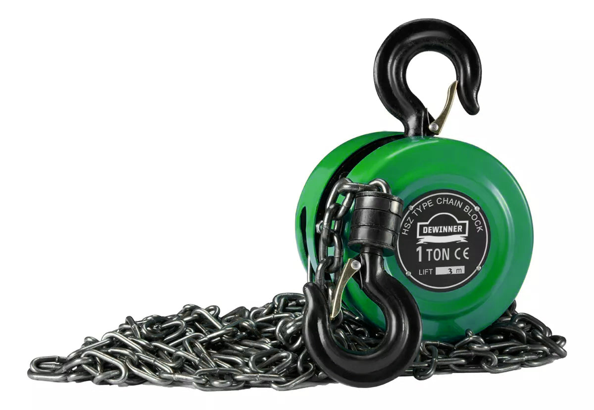 Polipasto Con 3 M Cadena 1 Toneladas High Power DEWINNER