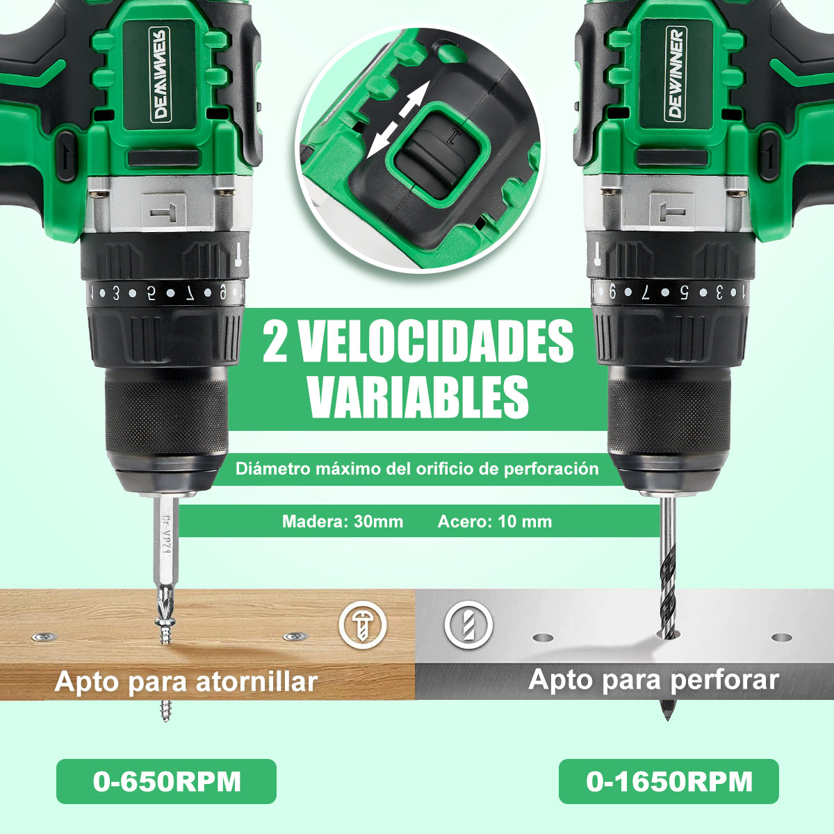 Taladro de impacto DEWINNER 1014