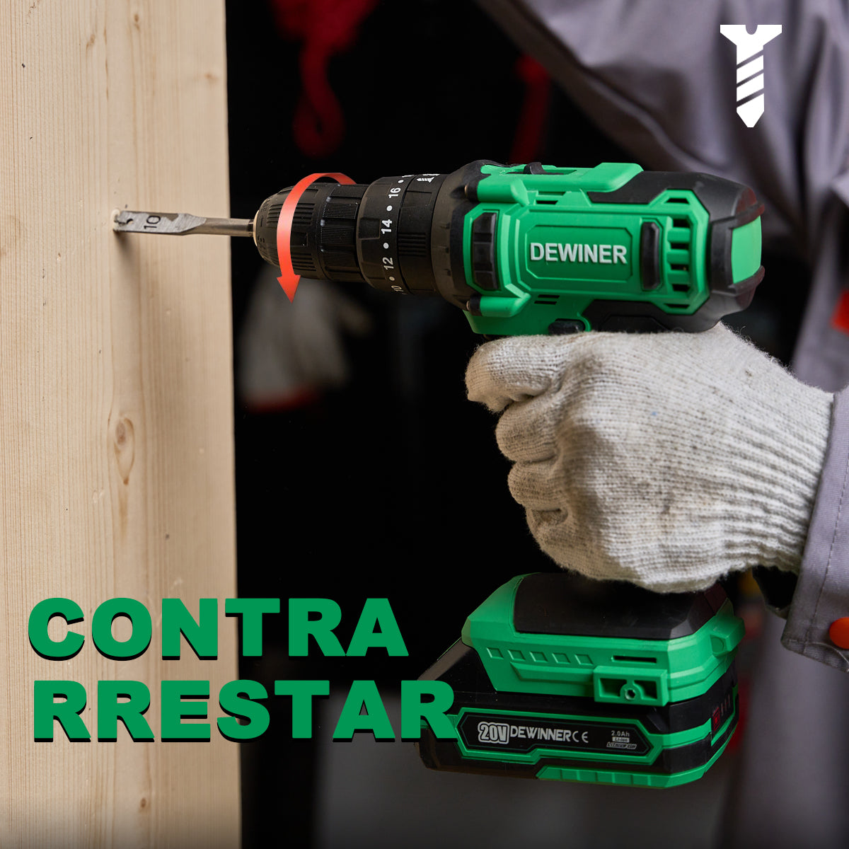 Taladro Rotomartillo DEWINNER 714 Con Estuche Y Batería 2ah