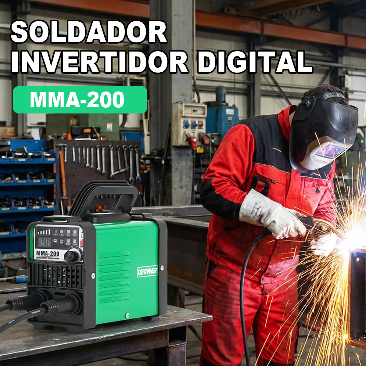 Máquina de soldar MMA-200  Dewinner