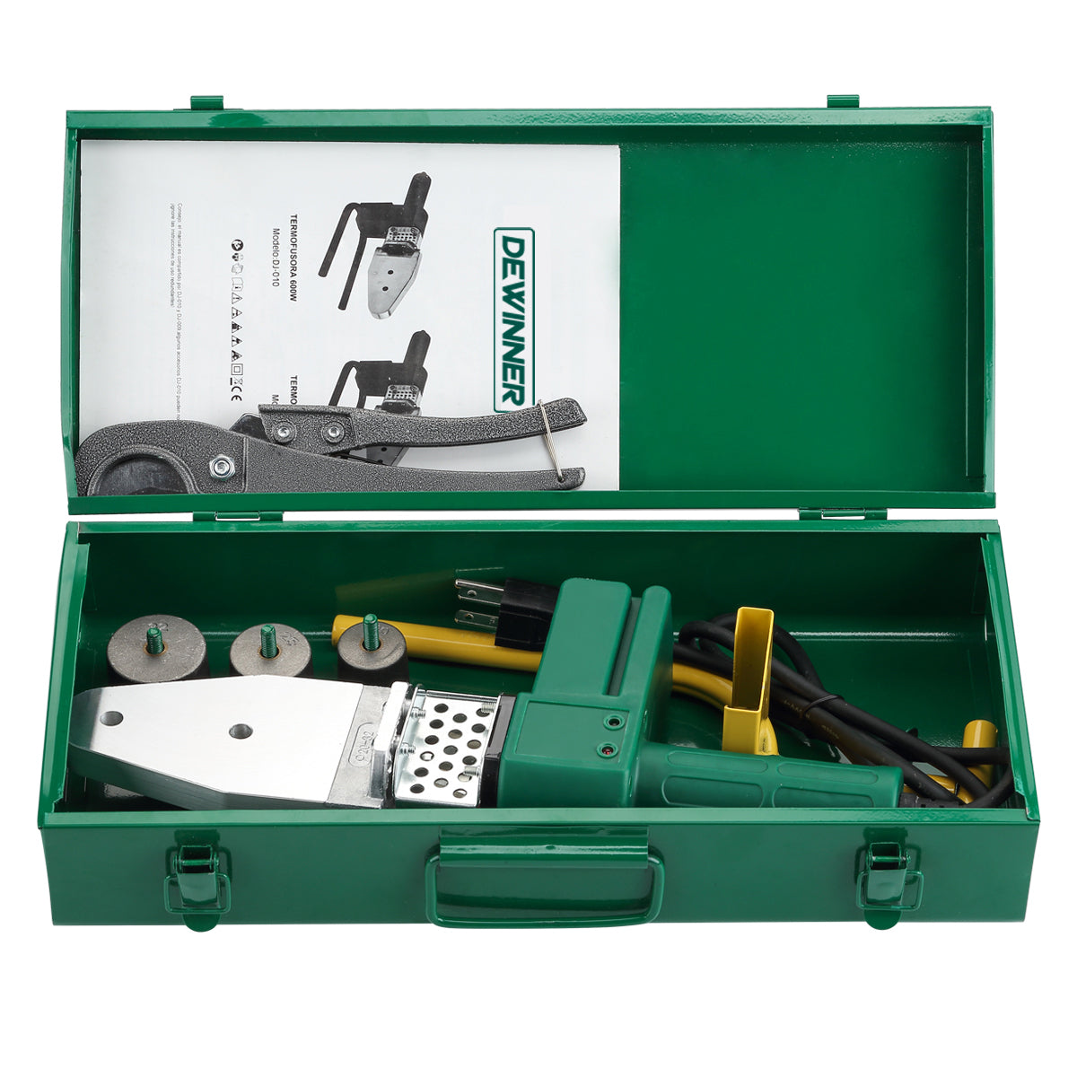 Termofusoras 110v Dj-010 Con 3 Dados Estuche Metal Dewinner