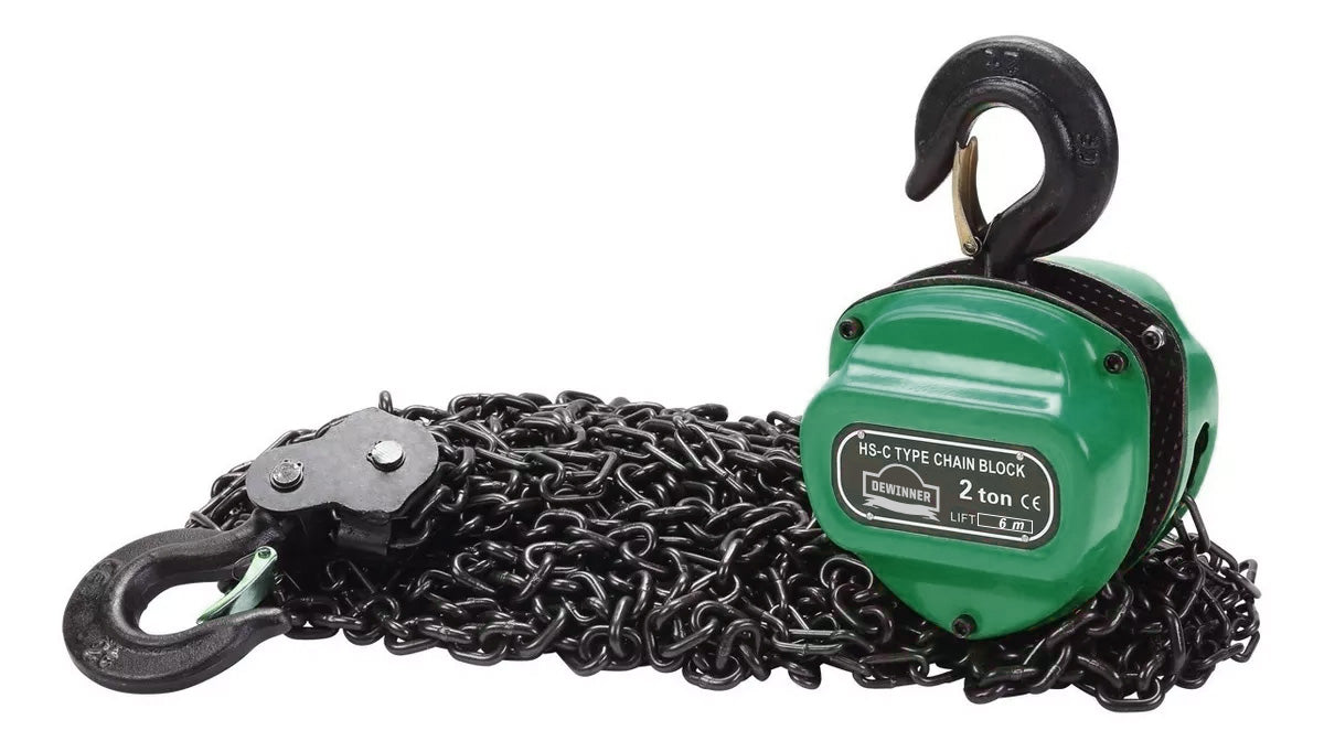 Polipasto De Cadena Triangular2 Tonelada 6 Metros DEWINNER