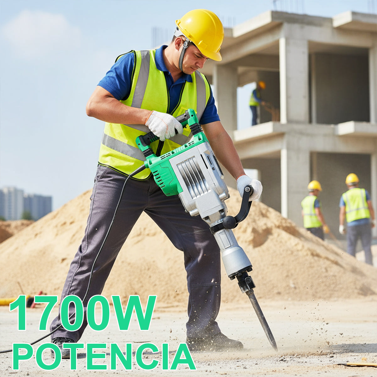 Triturador De Hormigón De Alta Resistencia De 1700w DEWINNER