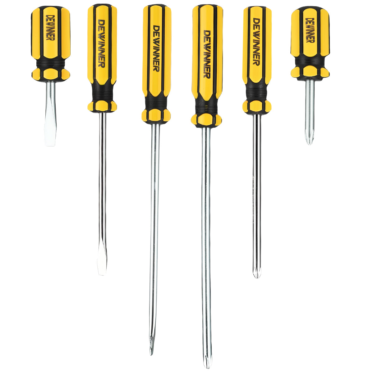 Juego de destornilladores de 6 piezas Dewinner