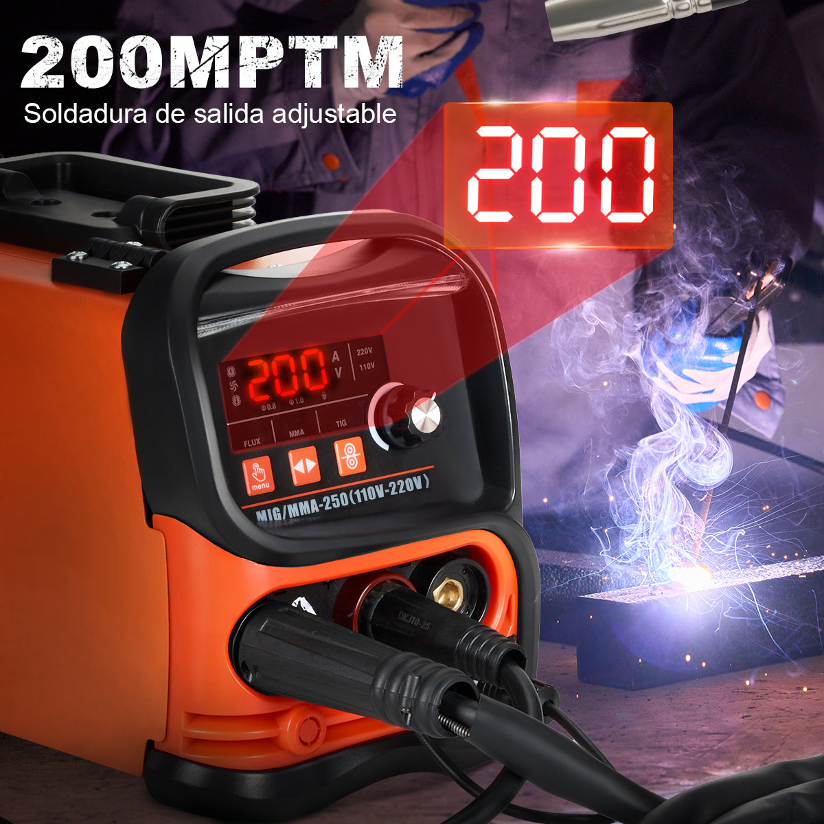 Teeno Maquina De Soldar Mma110v-220V 250