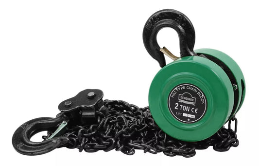 Polipasto Con Cadena De 3m, Capacidad De 2 Toneladas