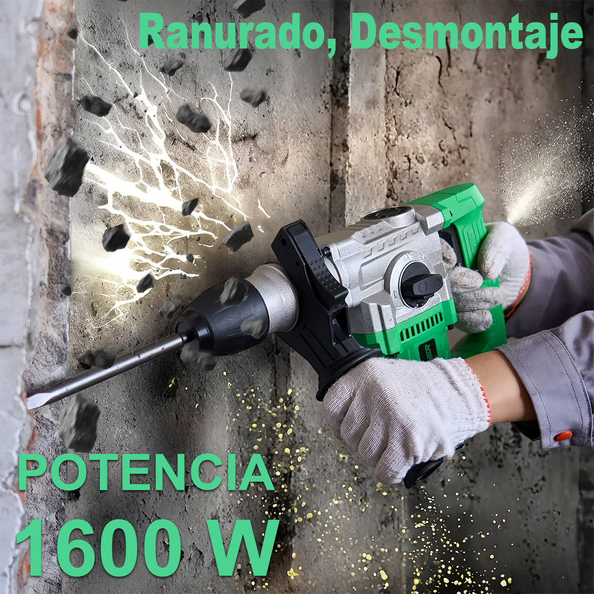 Rotomartillo Perforator Cincelator Sds DEWINNER  1600w