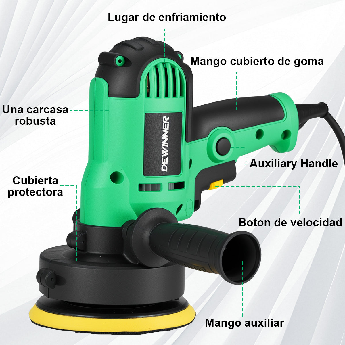 Pulidora Eléctrica 700w 5 Pulgadas(125mm) Dewinner