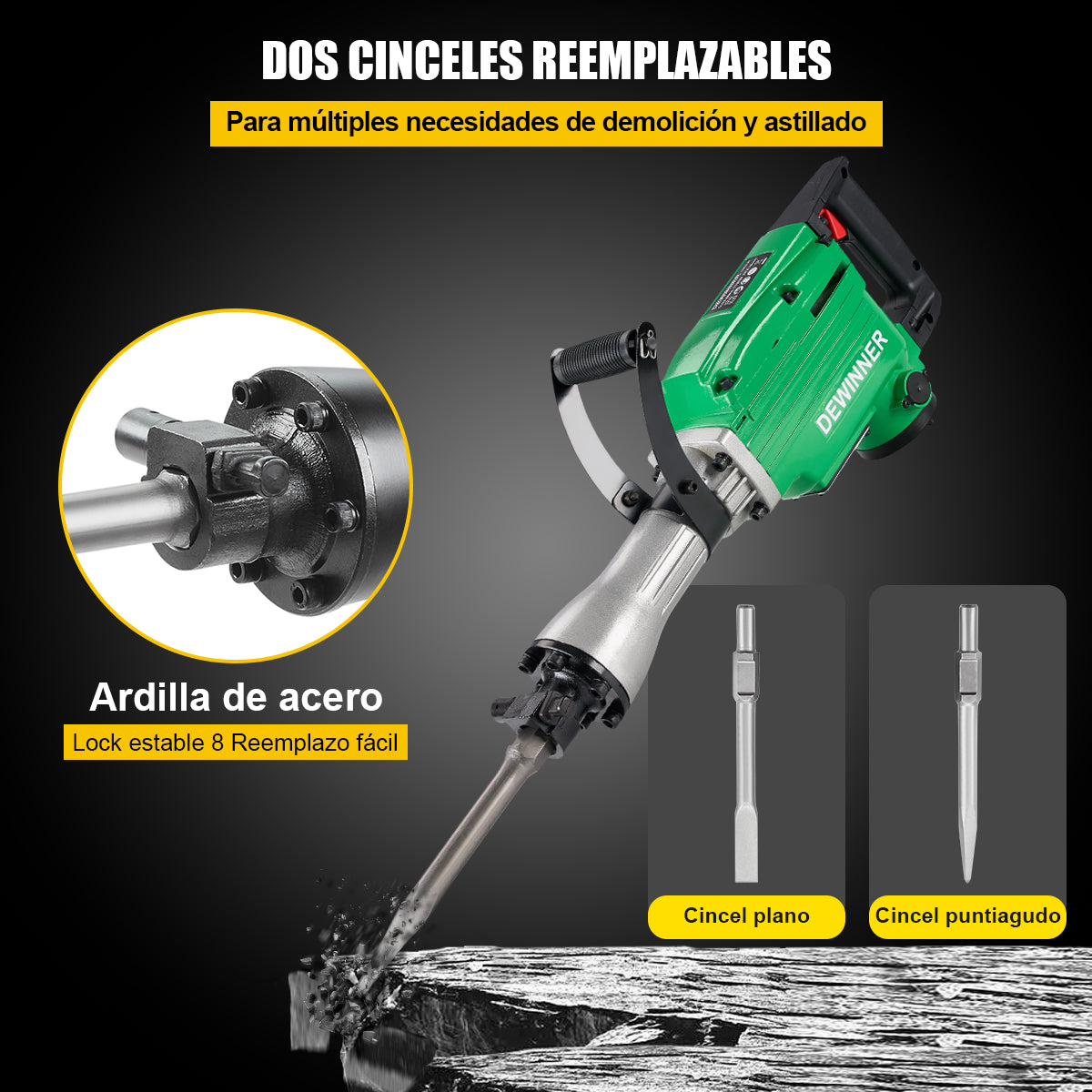Demoledor Rompedor De Concreto 1700w Dewinner 65