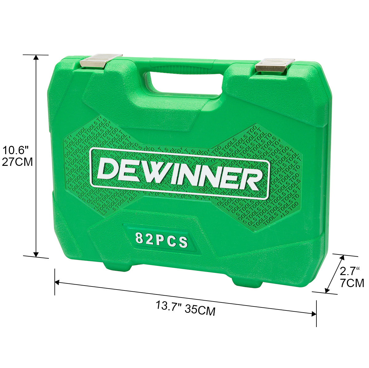 DEWINNER De Herramientas Mecanica Dados Acerokit82 Pzas