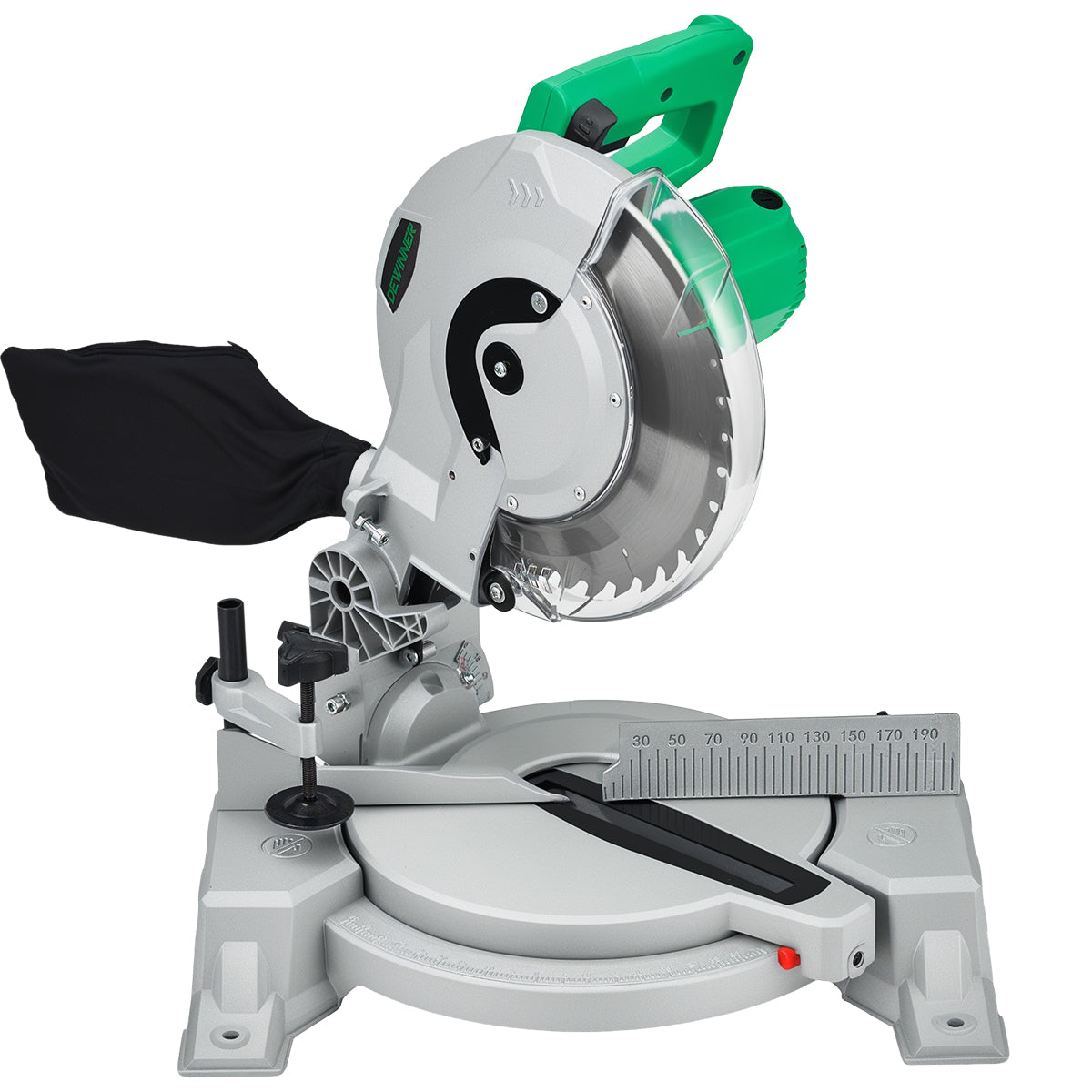 Sierra ingletadora compuesta eléctrica de un solo bisel  DEWINNER