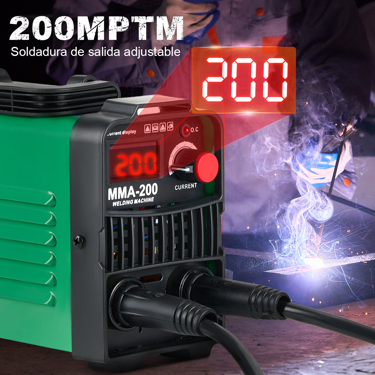 Soldadora Electrica Dewinner 110v Verde oscur-60Hz