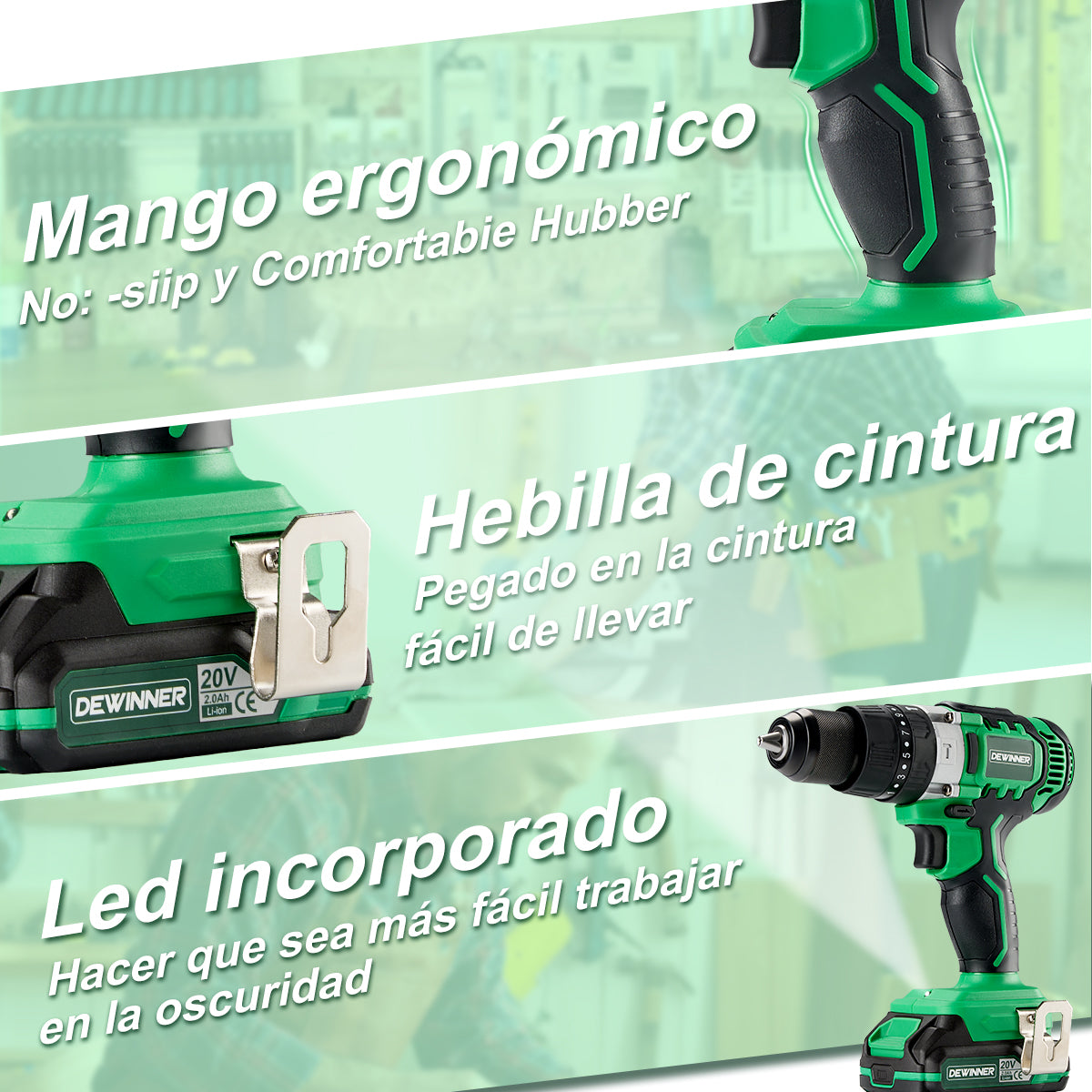 Taladro de impacto DEWINNER 1014