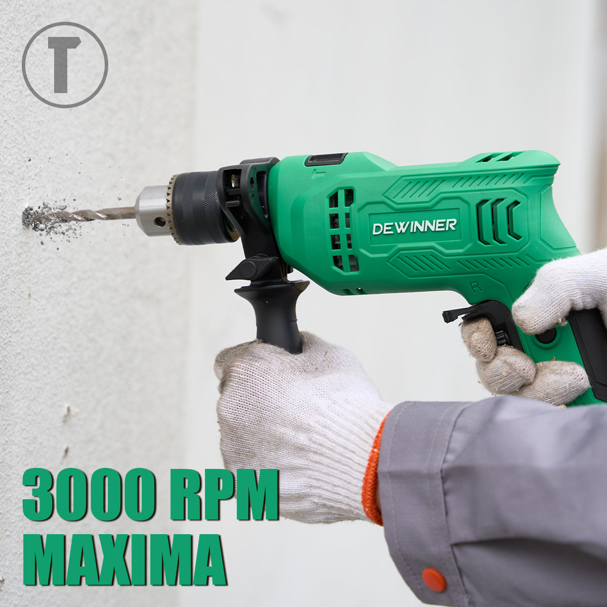 Taladro De Impacto 650w 1/2 Pulgadas Dewinner