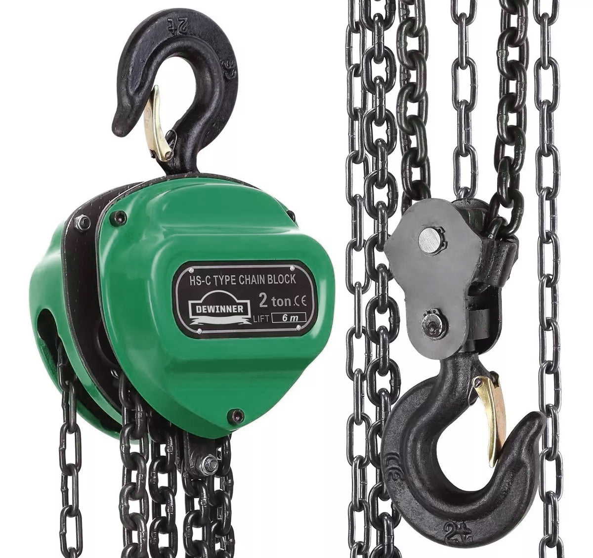 Polipasto De Cadena Triangular2 Tonelada 6 Metros DEWINNER