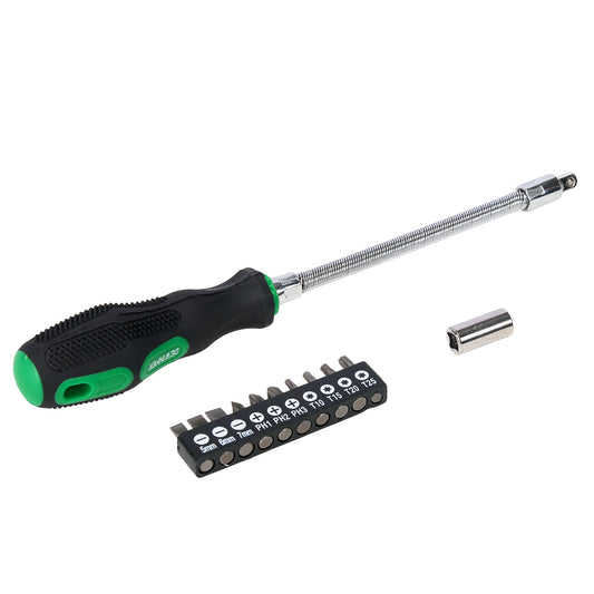 Juego de 12 destornilladores de eje flexible DEWINNER