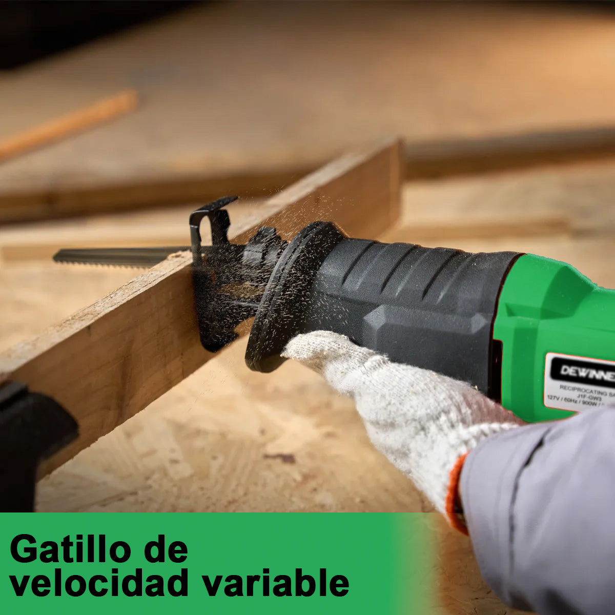 Sierra Sable 900w Velocidad Variable Industrial DEWINNER