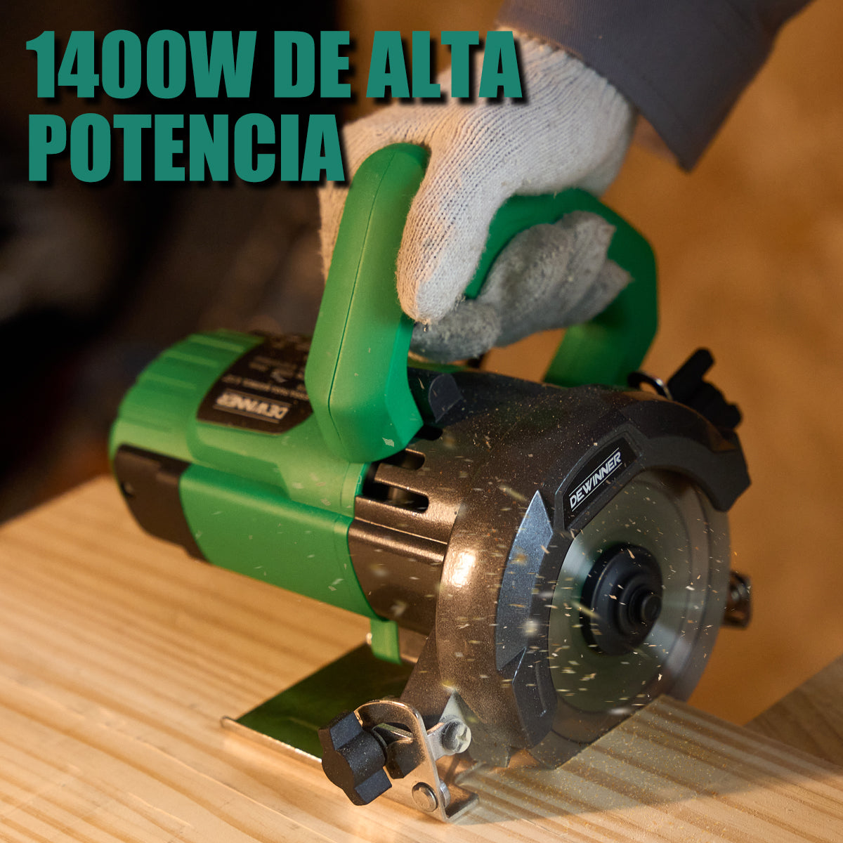 Cortadora para mármol 4-1/2" 1200 W 12G115 Dewinner