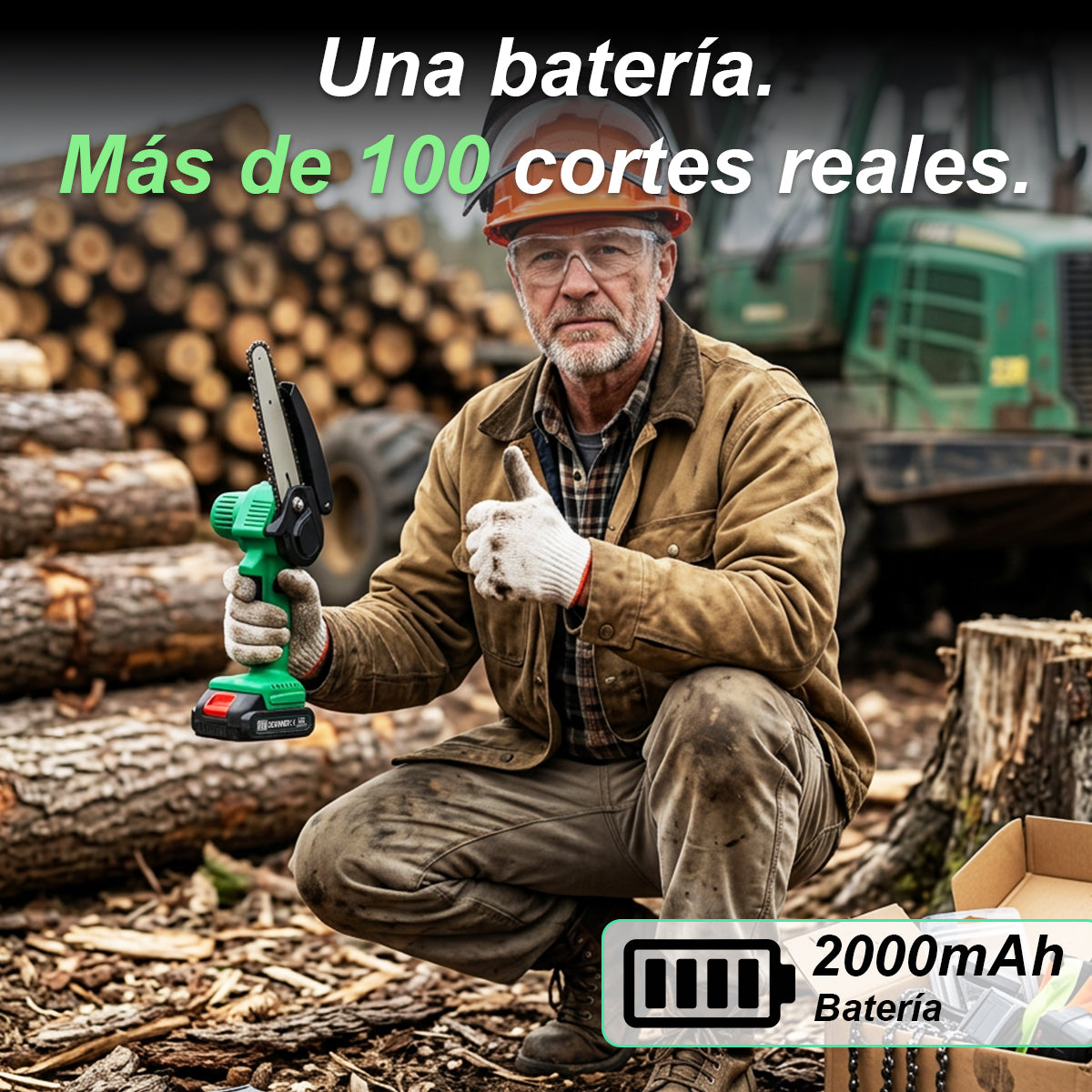 Mini Motosierra Inalámbrica 500w 2000rpm 2 En 1 ( 4 Pulgadas, 6 pulgadas ) Dewinner