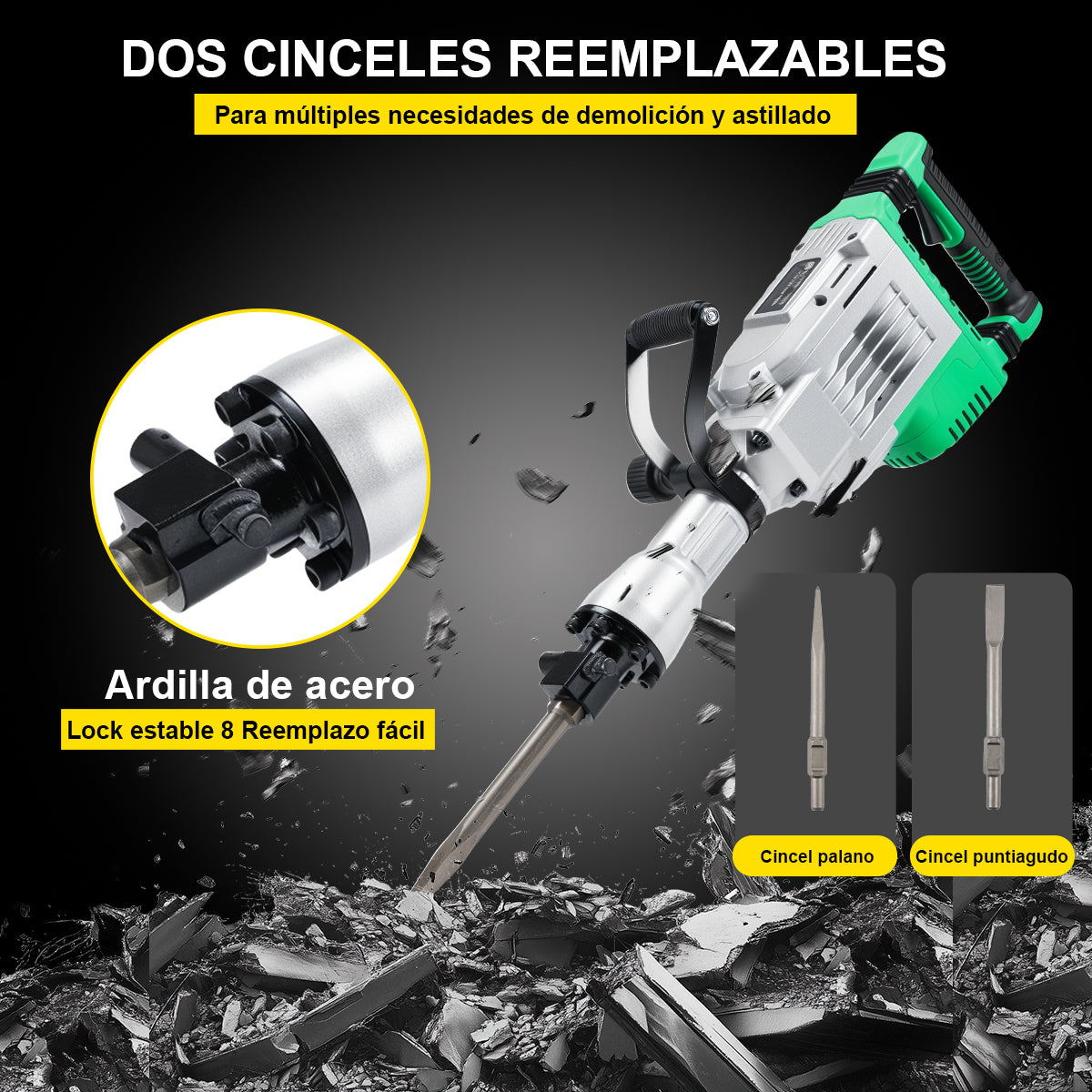 Triturador De Hormigón De Alta Resistencia De 1700w DEWINNER