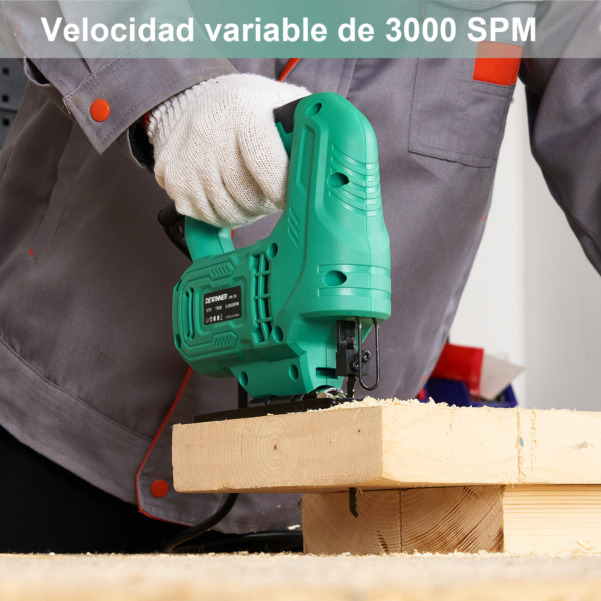 Sierra Caladora Eléctrica Profesional 750w Dewinner